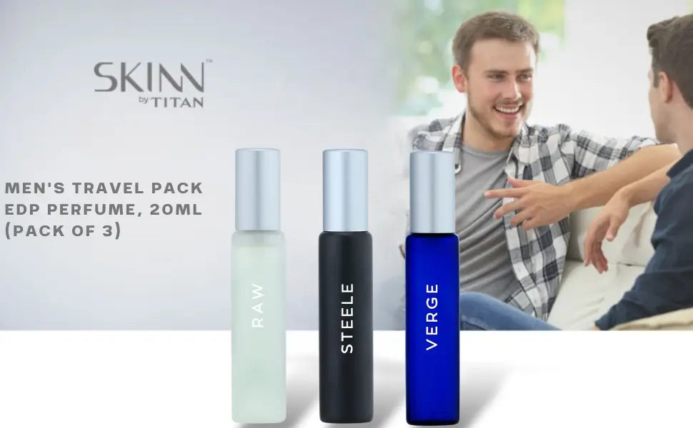 Titan Skinn Men’s Travel Pack EDP Perfume 20ml (Pack of 3)