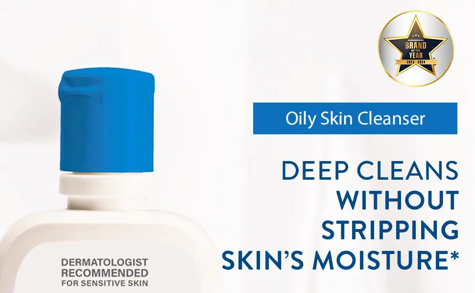 Cetaphil Oily Skin Cleanser - Daily Face Wash for Clean