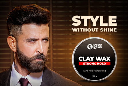 Beardo HAIR CLAY Wax - Strong Hold pack of 2