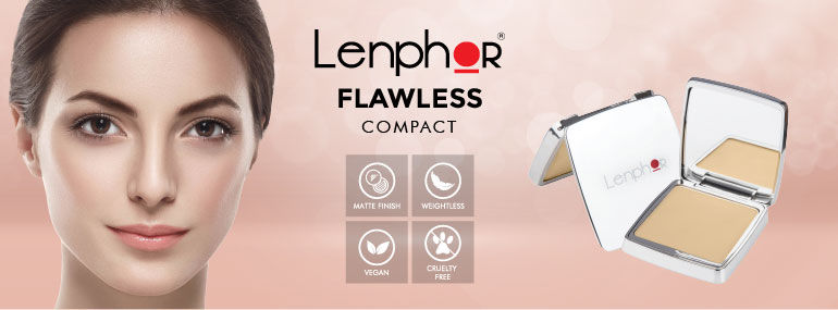 Lenphor Flawless Matte Compact Powder With Spf 25