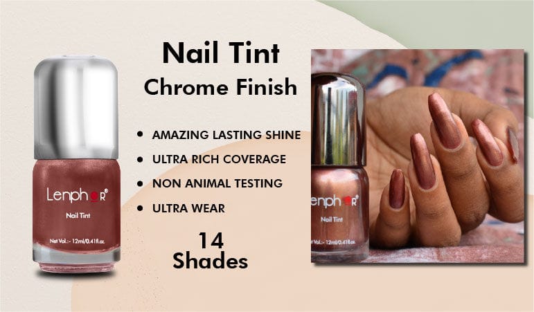 Lenphor Chrome Finish Nail Tints 12 ml