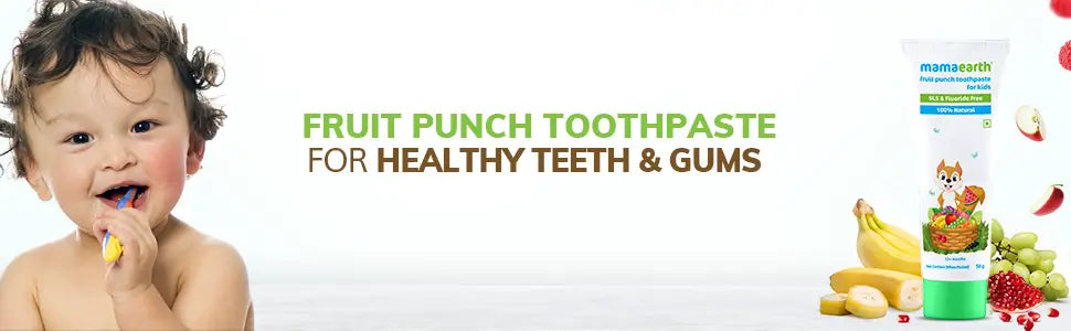 Mamaearth Fruit Punch Toothpaste For Kids 50g