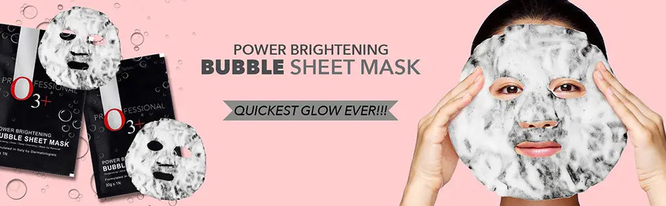 o3 + Power Brightening Bubble Sheet Mask