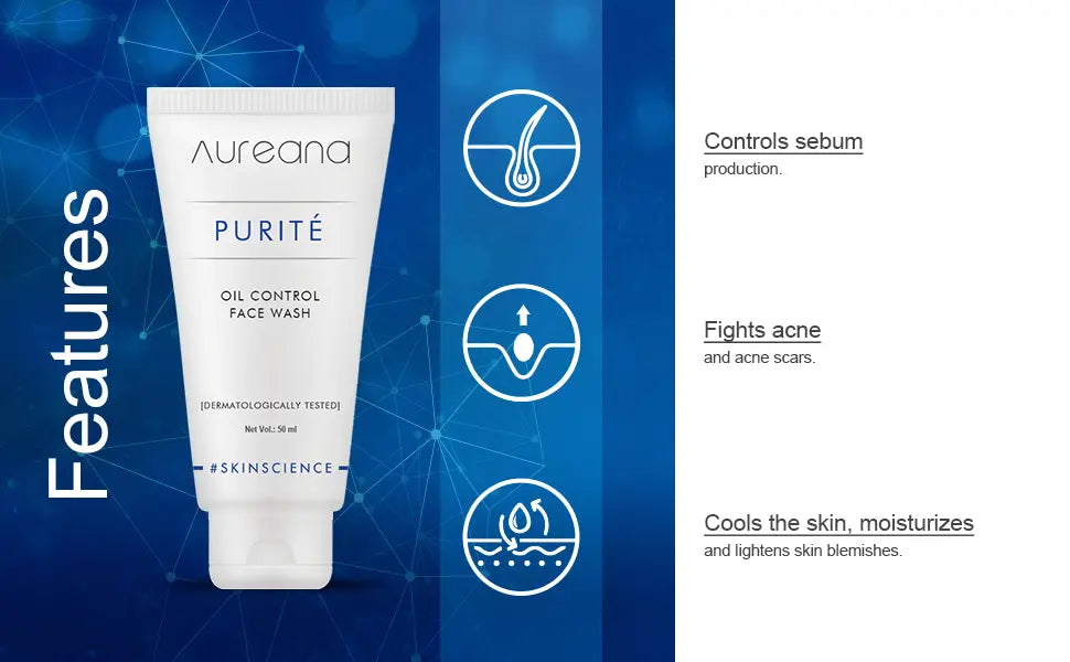 Aureana Purite Oil Control Face Wash