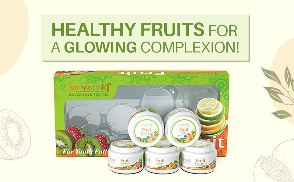 Aryanveda Fruit Facial Kit for Glowing Skin | Detan