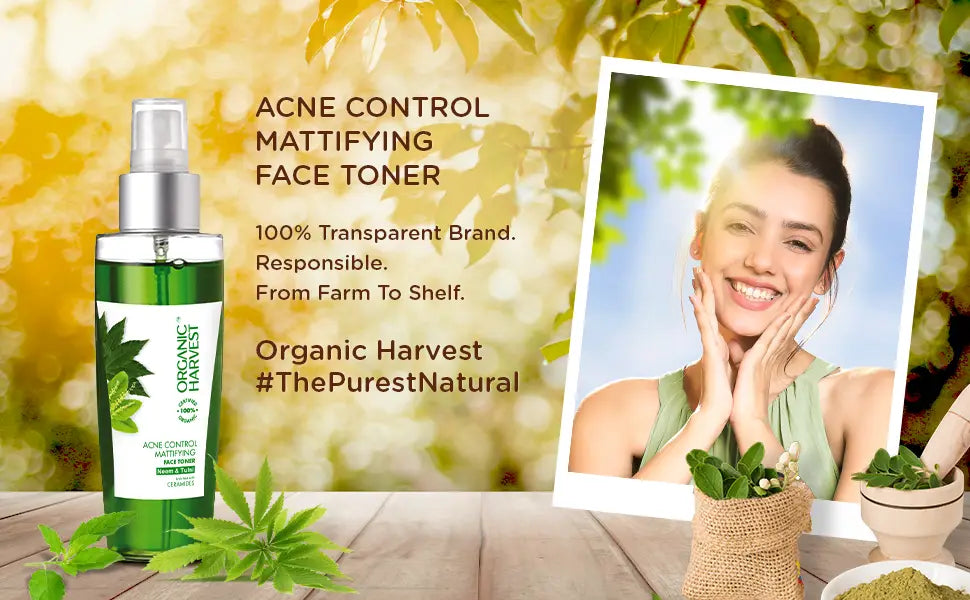Organic Harvest Neem Tulsi Toner 125 ml