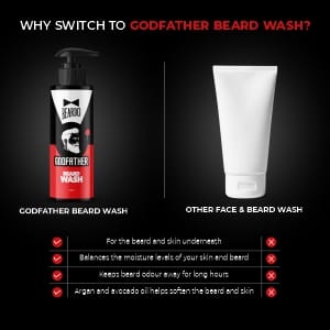 Beardo Godfather Beard Wash pack of 2