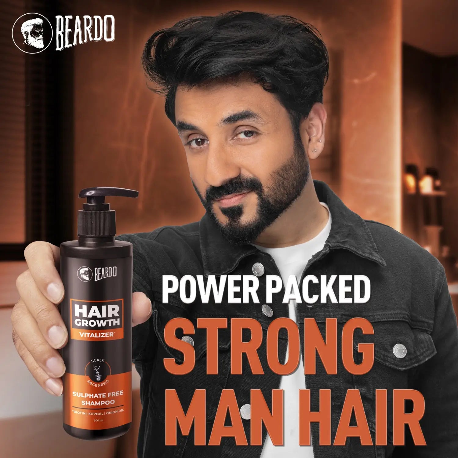 Beardo Hair Growth Sulphate Free Shampoo