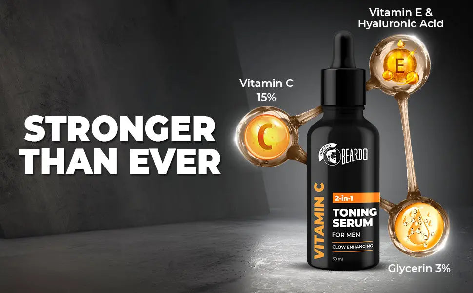Beardo Vitamin C 2 In 1 Toning Serum pack of 3