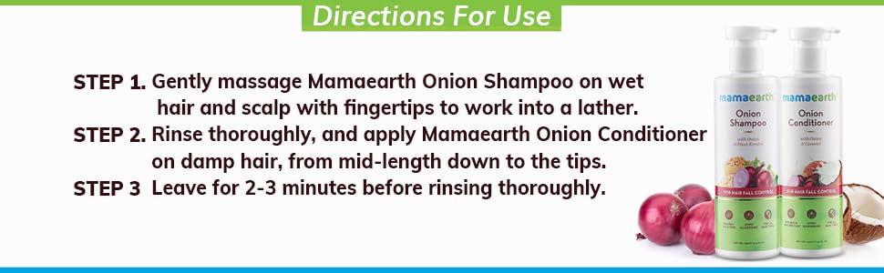 Mamaearth Onion Anti Hairfall Combo (Shampoo