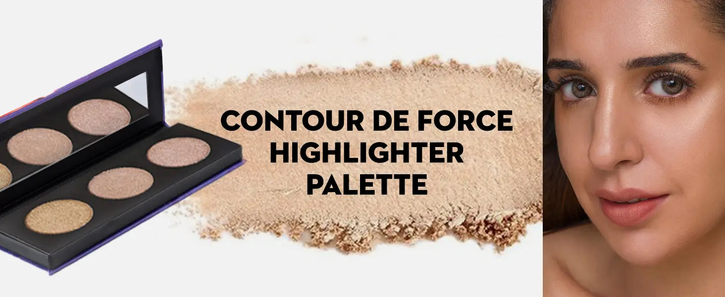 SUGAR Cosmetics Contour De Force Highlighter Palette 01