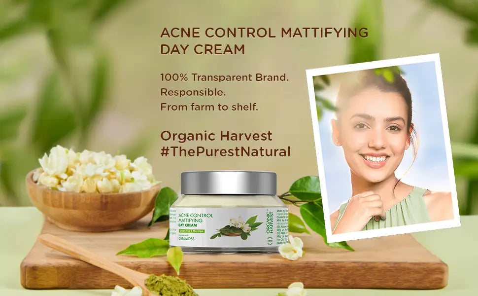 Organic Harvest Acne Control Mattifying Day Cream 50g