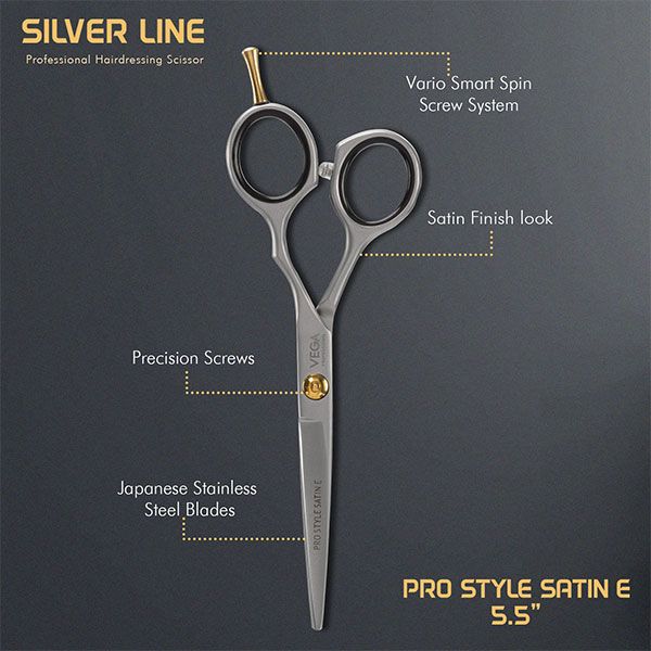 Vega Professional Pro Style Satin E 5.5’ Hairdressing