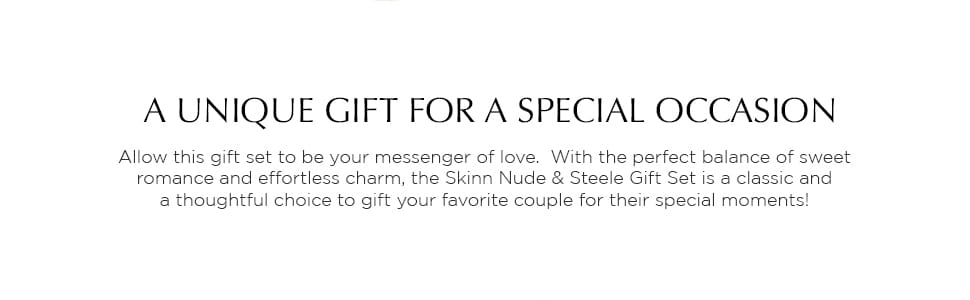 Skinn by Titan Fragrances Pair - Nude & Steele