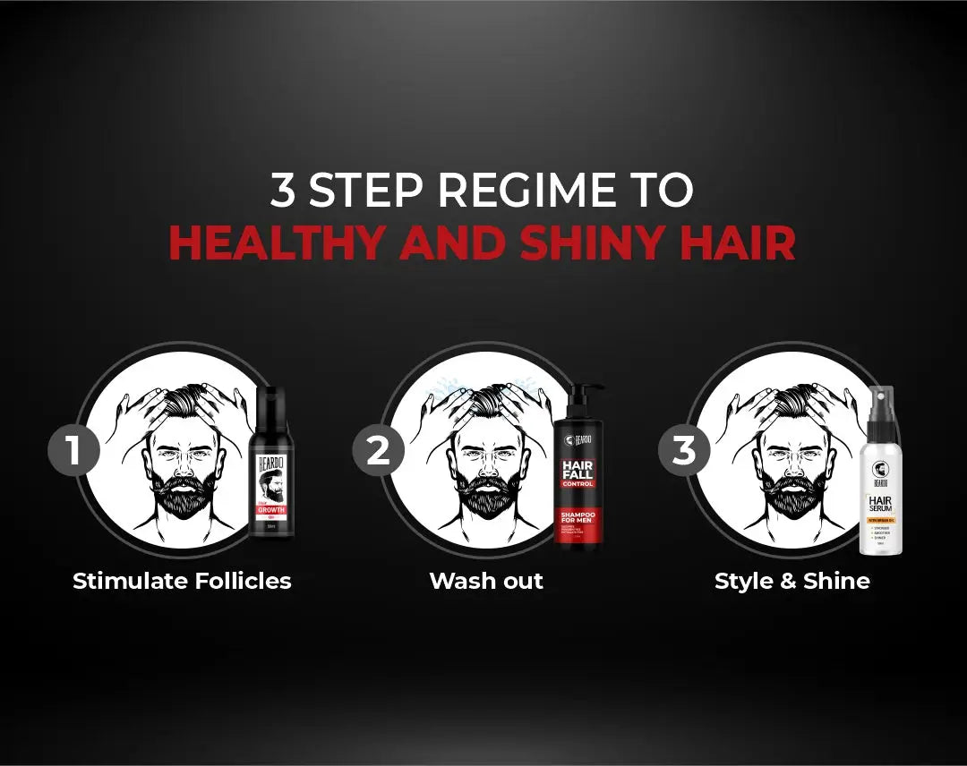 Beardo Hair Serum pack of 3