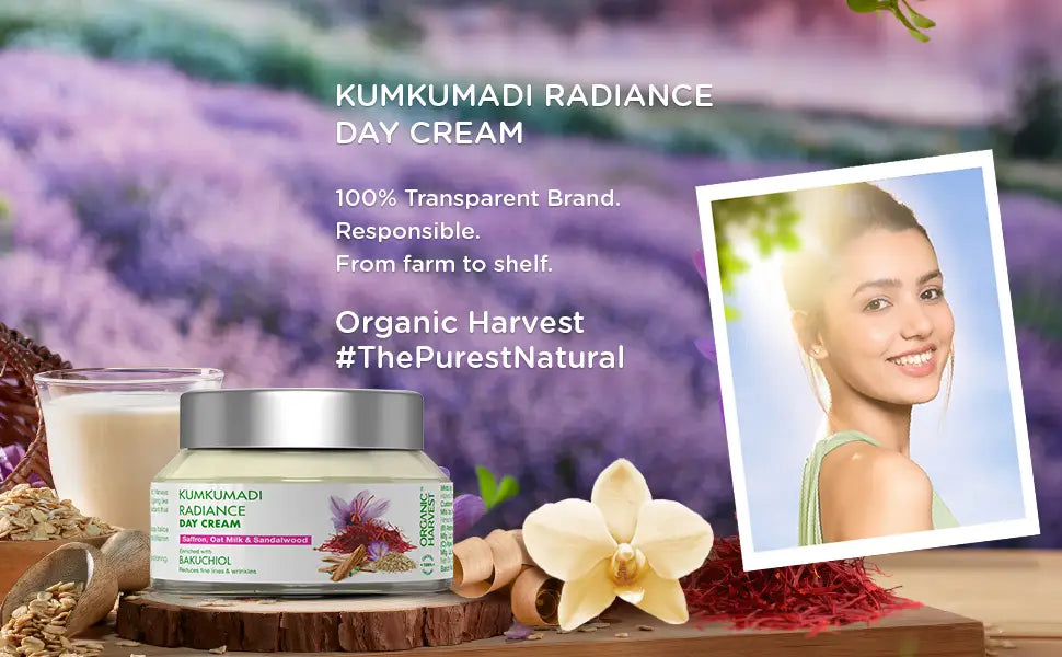 Organic Harvest Kumkumadi Radiance Face Cream 50g Vitamin