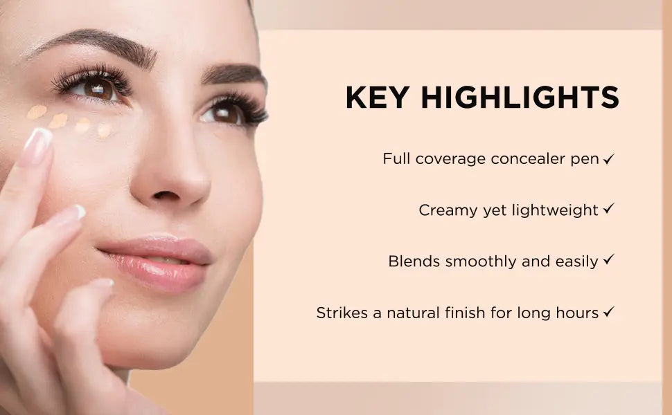 Swiss Beauty HD Concealer Pen - High Definition Coverage