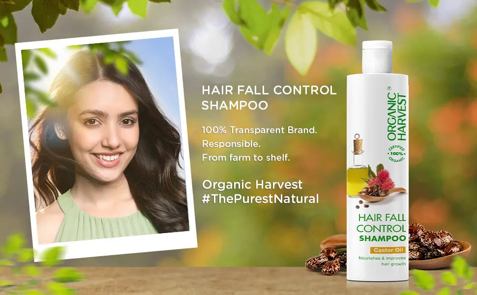 Organic Harvest Anti Hair Fall Control Shampoo 225 ml PACK