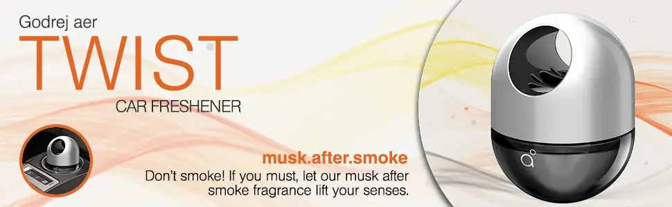 Godrej aer twist Car Air Freshener Musk After Smoke