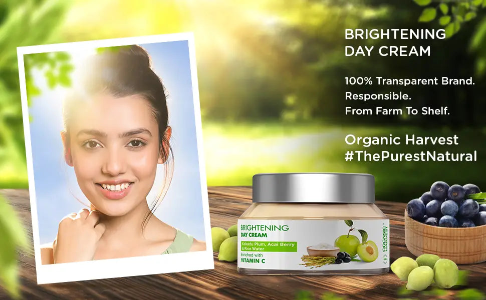 Organic Harvest Brightening Vitamin C Day Cream - Boosts