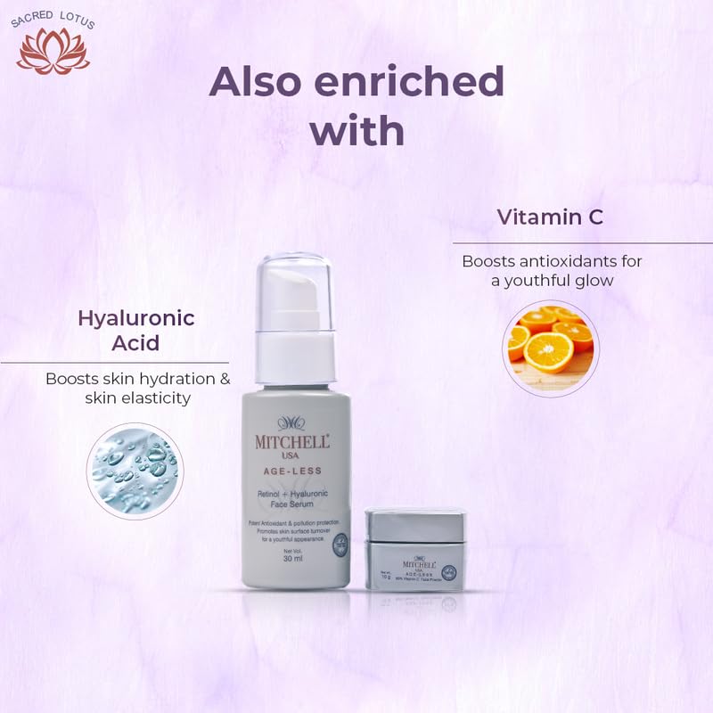 MITCHELL USA Ageless Vitamin A1 & HA + Vitamin C Regimen