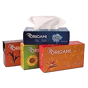 Origami So Soft 2 Ply Facial Tissue Paper 100 Pulls Per Box