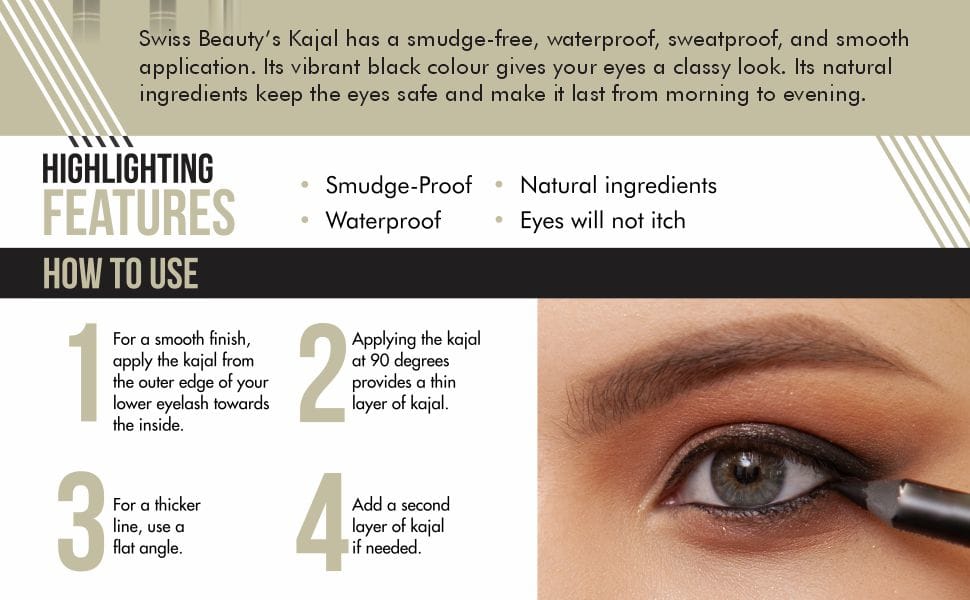 Swiss Beauty Eye Define Auto Kajal