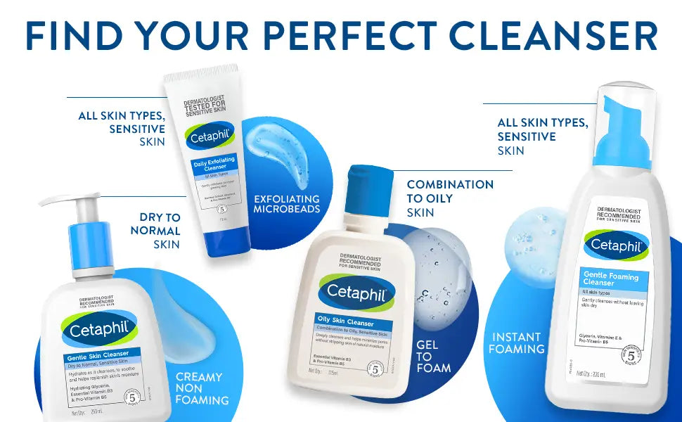 Cetaphil Oily Skin Cleanser - Daily Face Wash for Clean