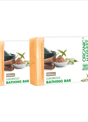 Organic Harvest Luxurious Bathing Bar pack of 2 - Ubtan -