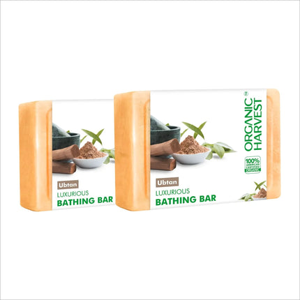 Organic Harvest Luxurious Bathing Bar pack of 2 - Ubtan -