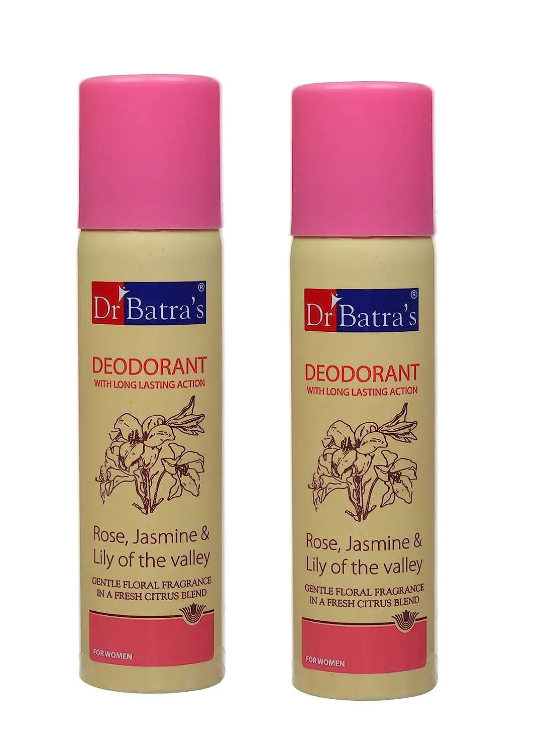 Dr Batra’s Deodarant Rose Jasmine & Lily Of The Valley