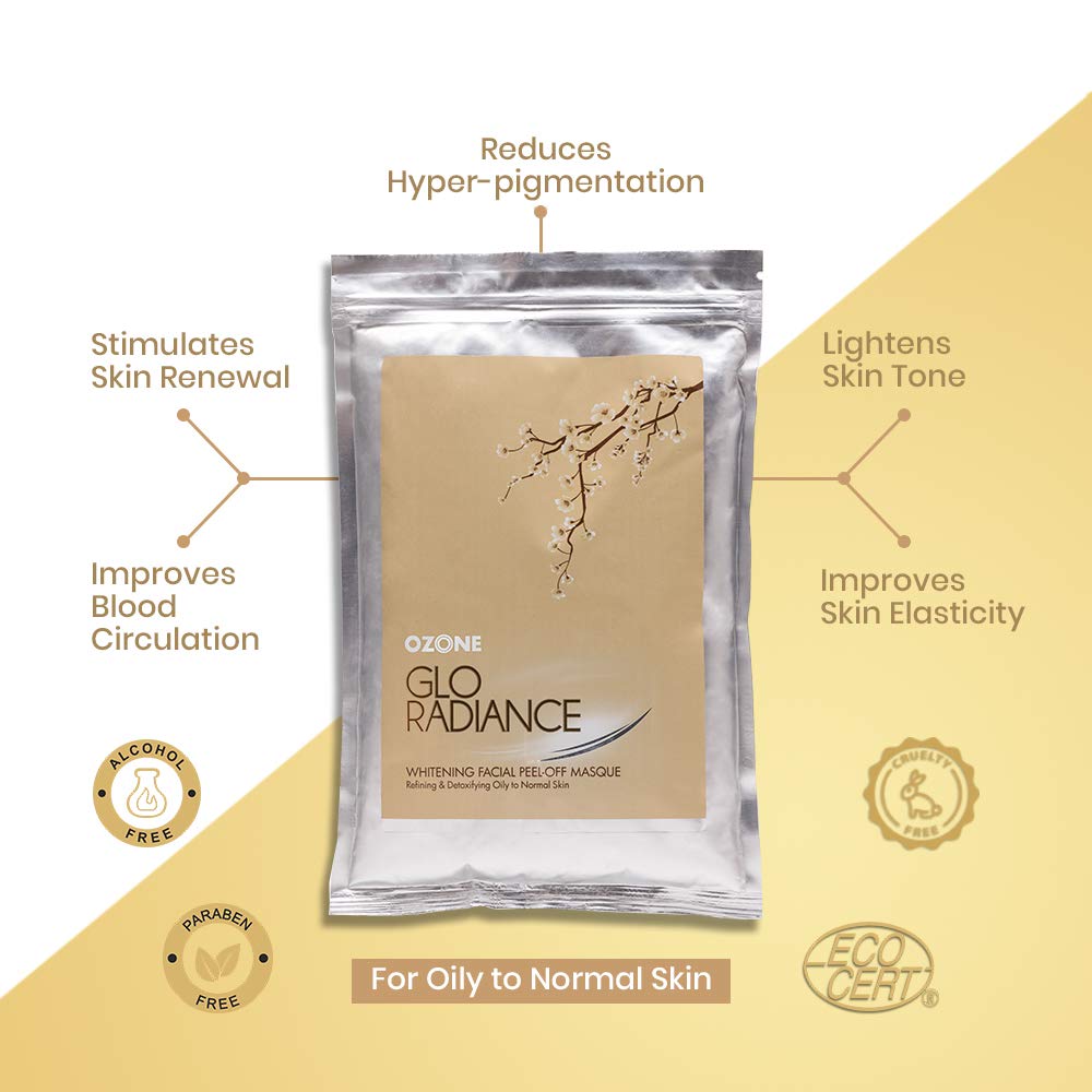 OZONE GLO RADIANCE LUMINOUS FACIAL PEEL-OFF MASK -400 GM