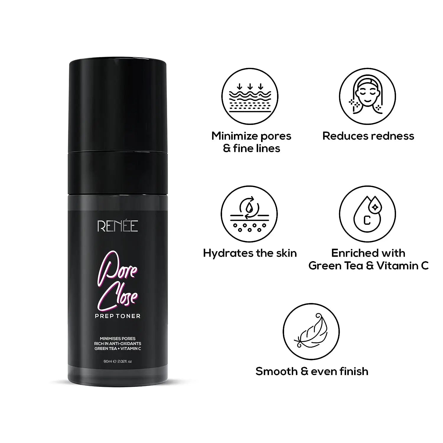 RENEE Pore Close Prep Toner 60ml