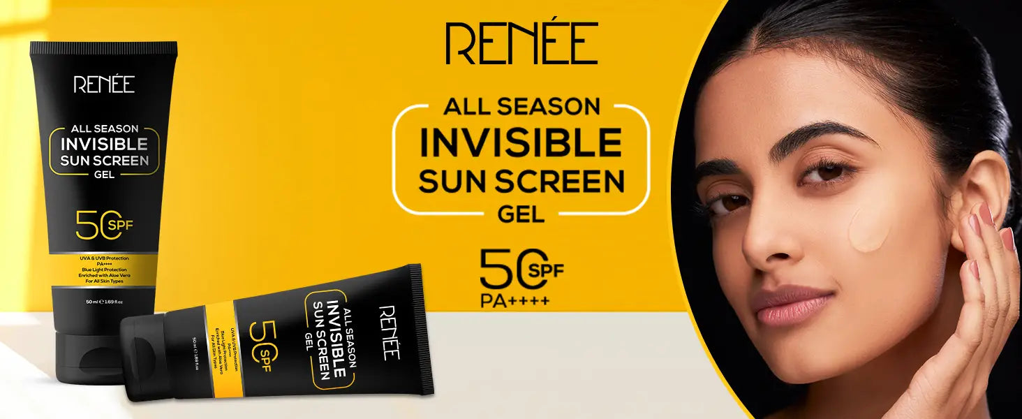 RENEE All Season Invisible Sunscreen Gel 50ml Spf 50 Broad