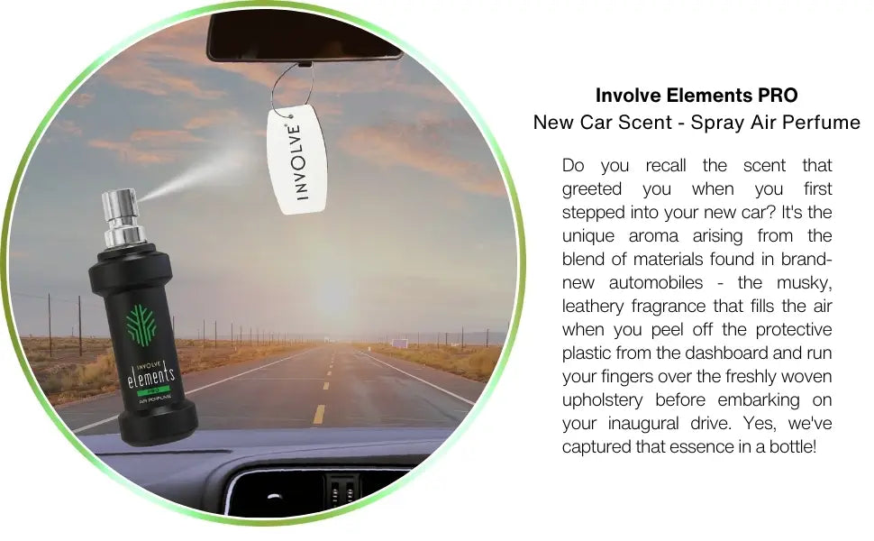 Involve Elements Pro Car Air Freshener - New Car Scent | 30