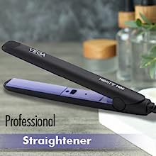 VEGA Professional Hair Straightener - VPVHS-10 (Black)