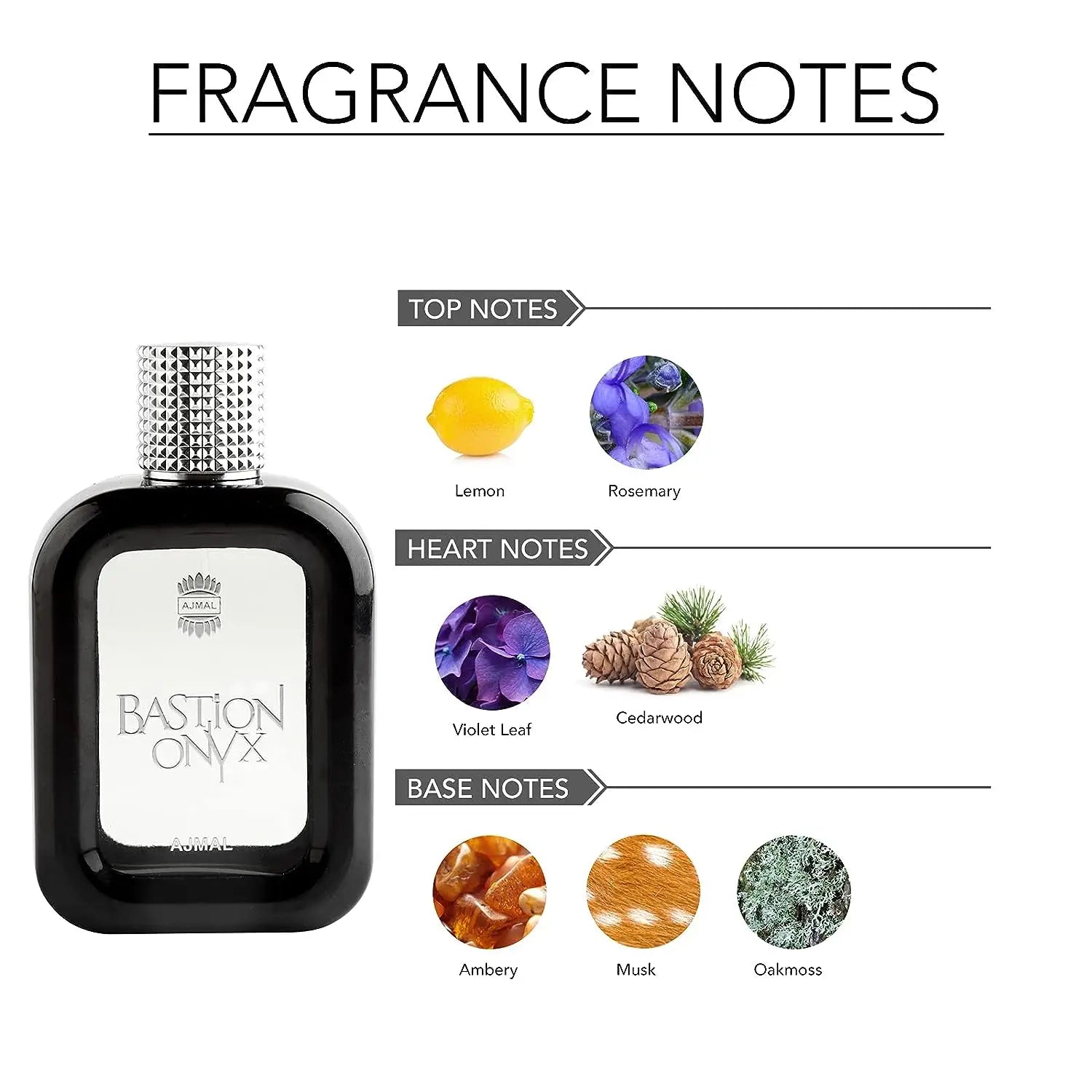 Ajmal Bastion Onyx Perfume 100ML