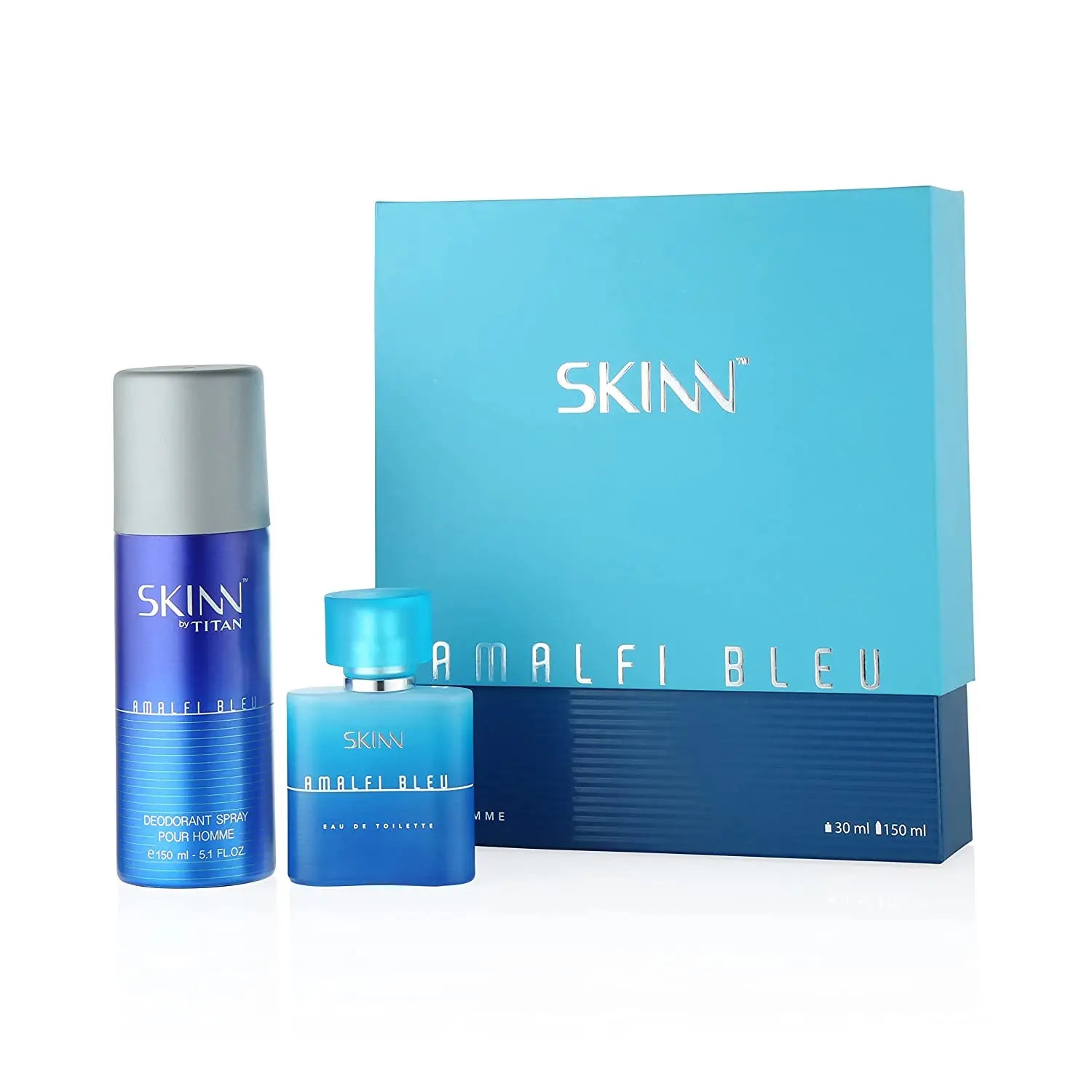 SKINN by Titan Amalfi Bleu Coffret 30ml Perfume & 150ml