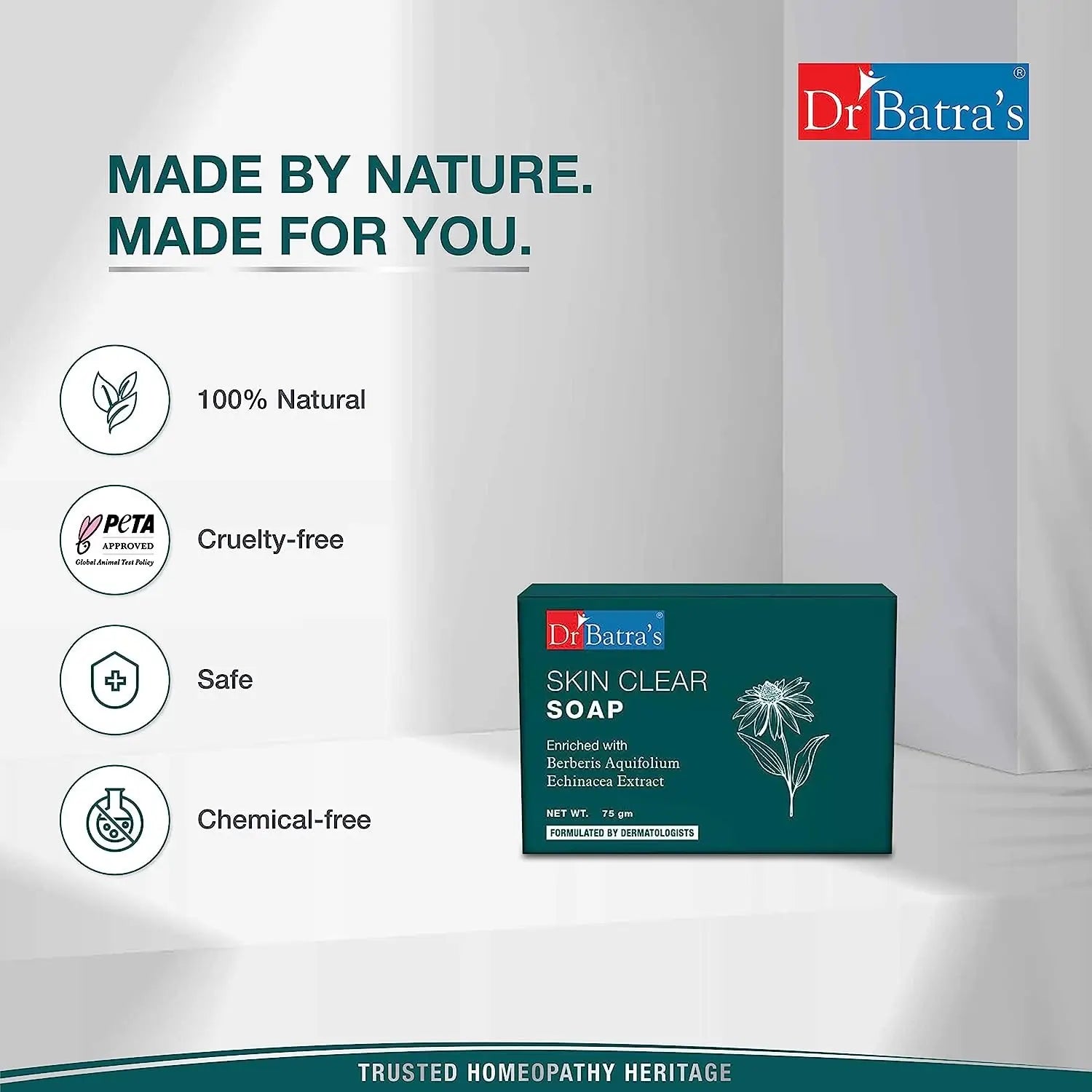 Dr Batra’s Skin Clear Soap 75 gm - RUBNIC