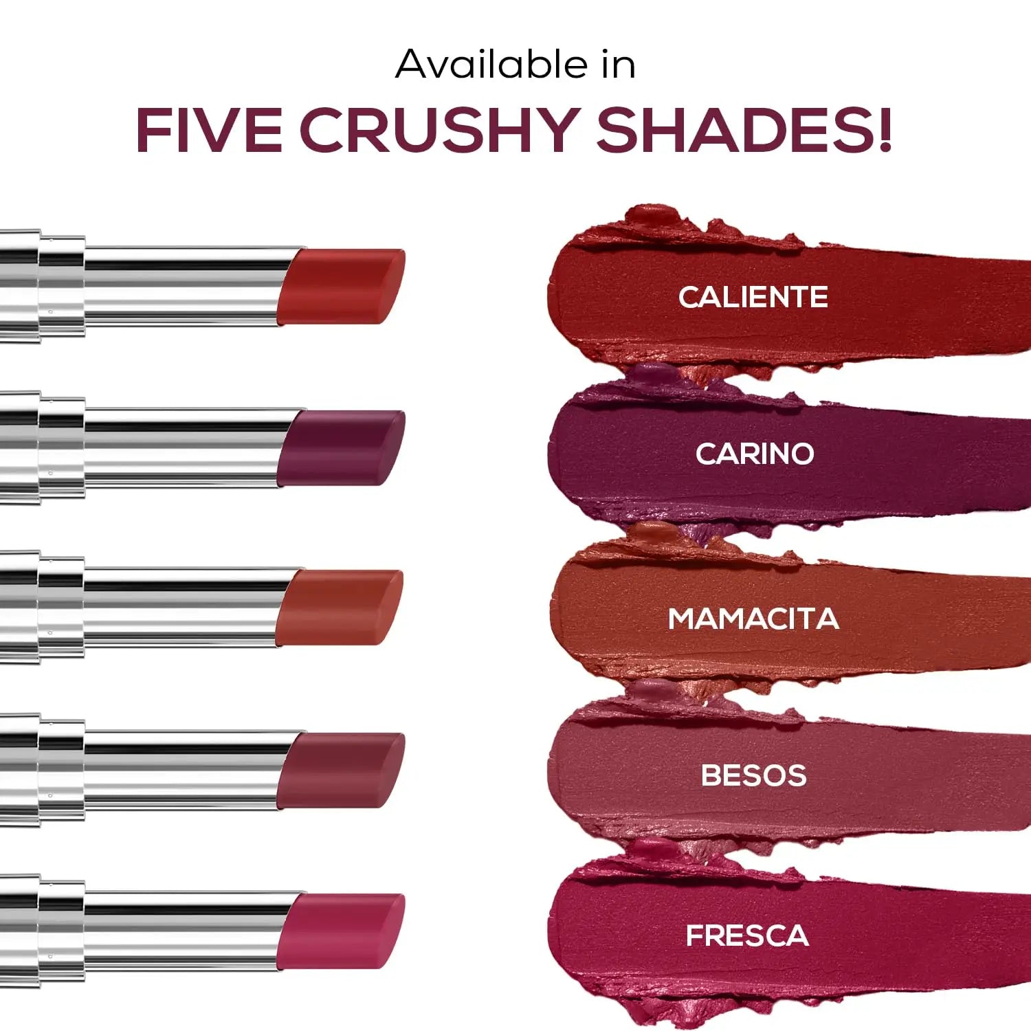 RENEE Crush Glossy Lipstick Caliente 4gm