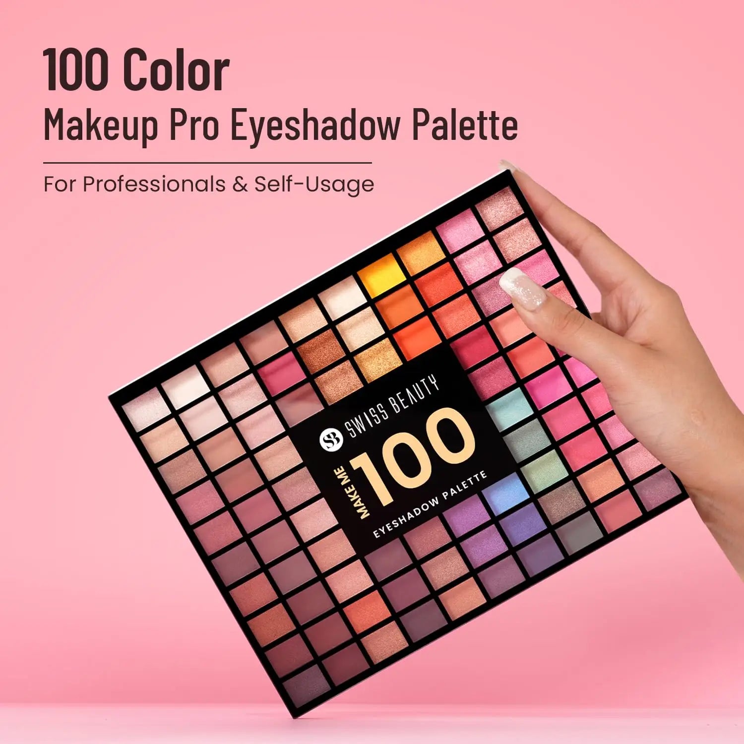 Swiss Beauty Makeup Pro 100 Colors Eyeshadow Palette