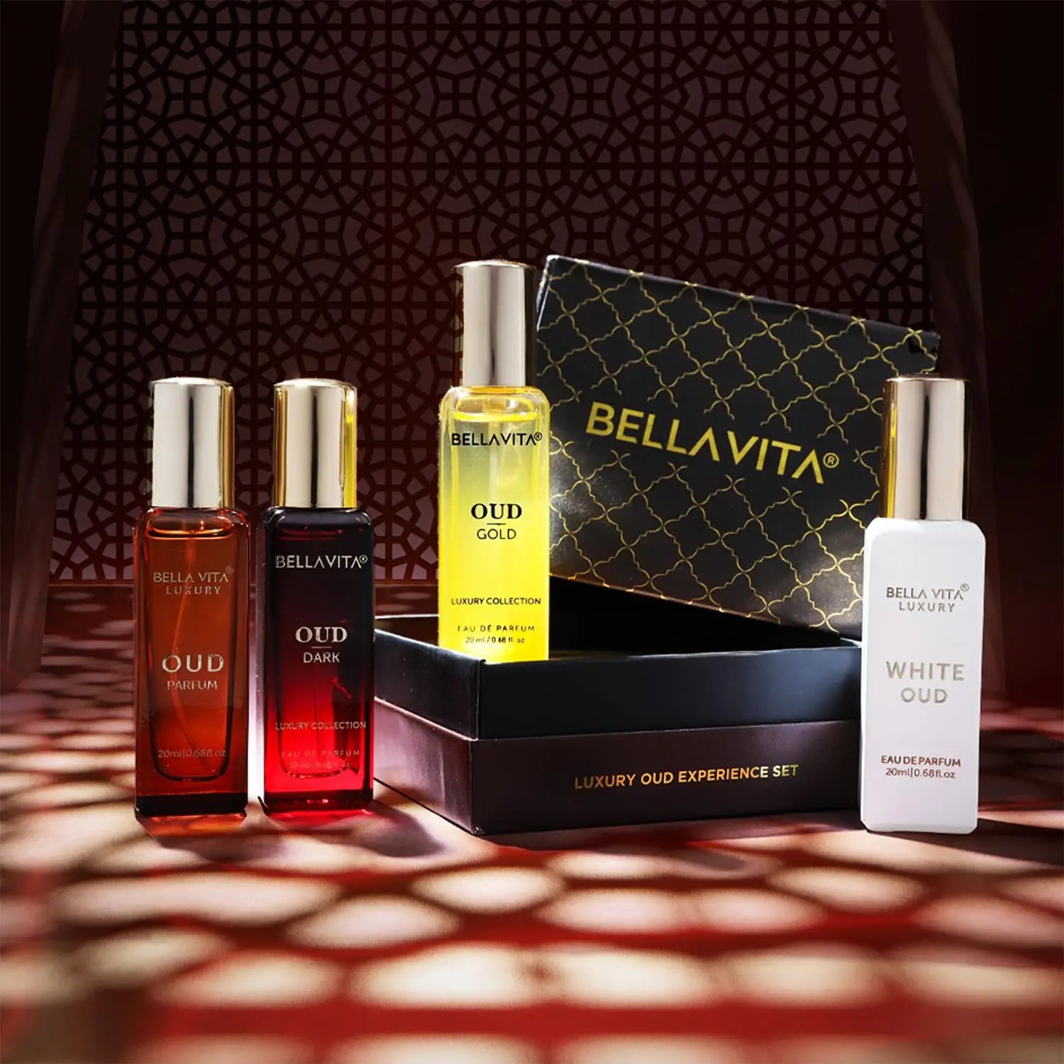 Bella Vita Luxury OUD Experience Eau De Parfum Gift Set 4 x