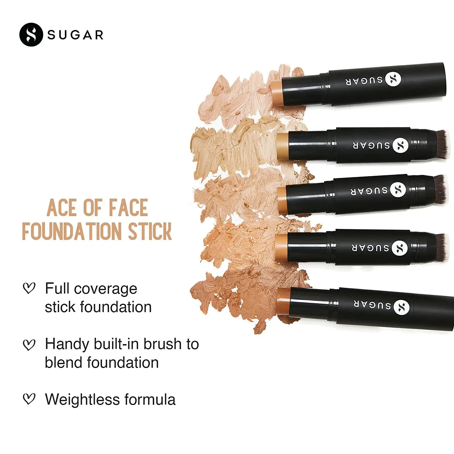 SUGAR Cosmetics Ace Of Face Foundation Stick Matte