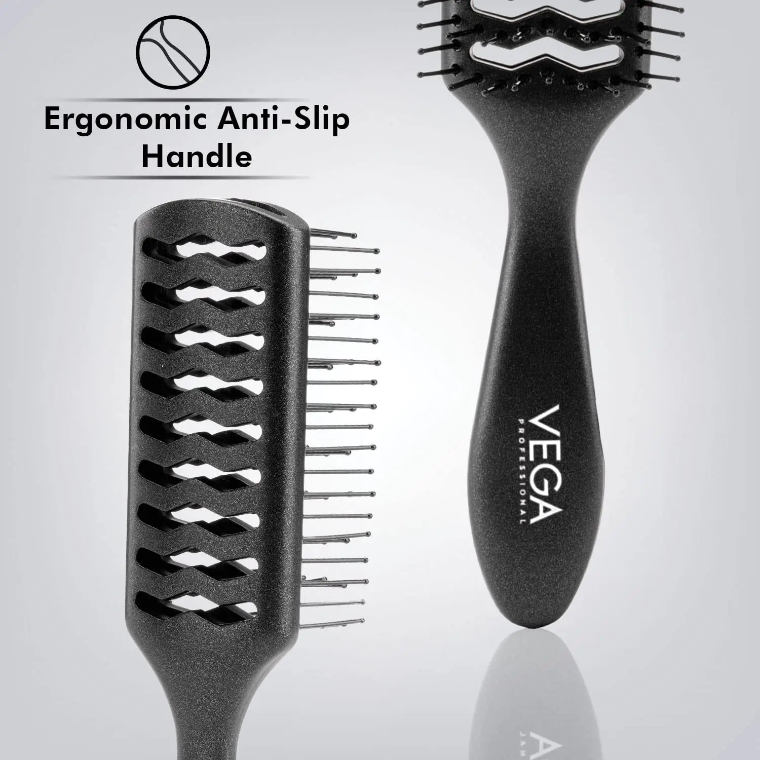 Vega Professional Vent Hair Brush with Ionic Bristles