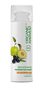 Organic Harvest Youthful Glow Foaming Face Wash 100g Vitamin