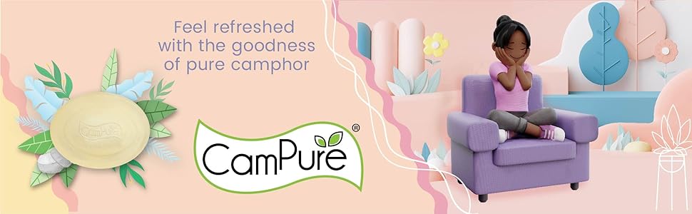 Feel refreshed with the goodness of pure camphor