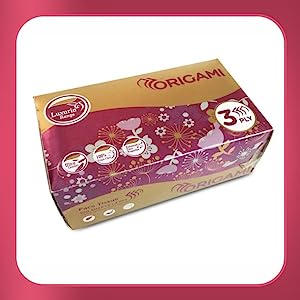 Origami Luxuria 3 Ply Facial Tissue Paper 100 Pulls Per Box