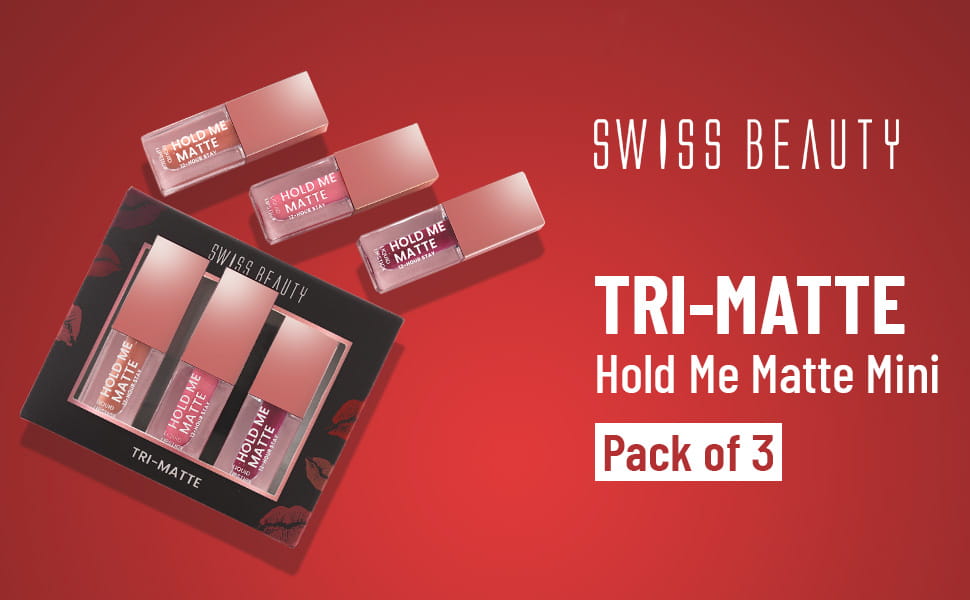 Swiss Beauty Tri-Matte Lipstick