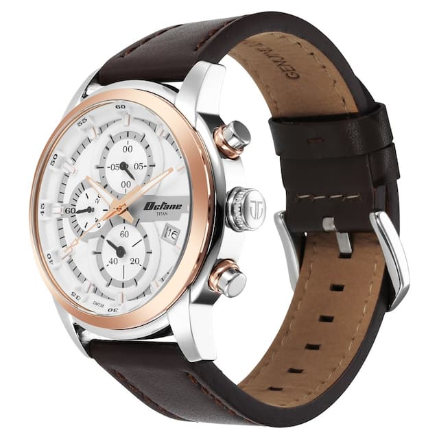 TITAN Octane Analog with Date Watch for Men