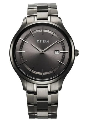 a black and silver watch on a white background